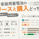 蓄電池リースと購入どっちがお得？リースは割高になる