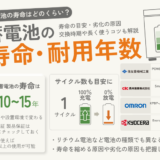 家庭用蓄電池の寿命は何年？耐用年数・サイクル数と長持ちさせる方法